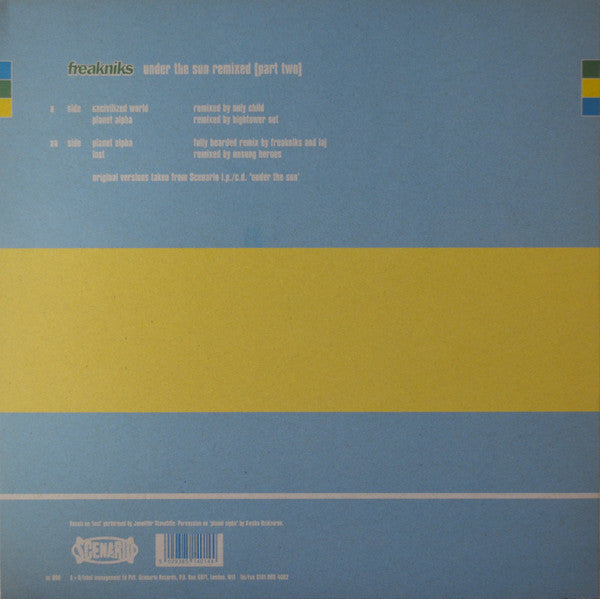 Freakniks : Under The Sun Remixed (Part Two) (12")