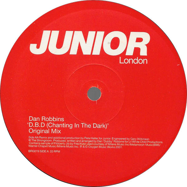 Dan Robbins : D.B.D (Chanting In The Dark) (12")