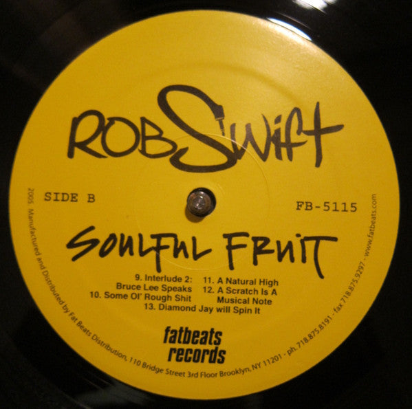 Rob Swift : Soulful Fruit (2xLP, RE)