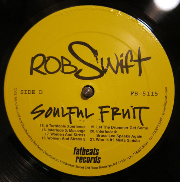 Rob Swift : Soulful Fruit (2xLP, RE)