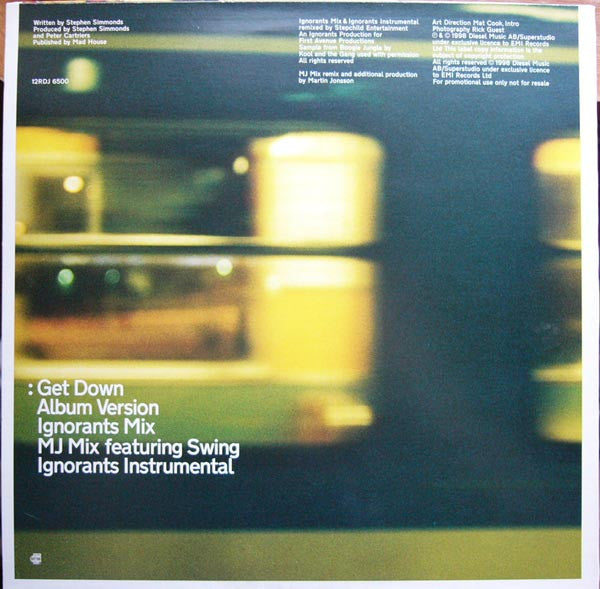 Stephen Simmonds : Get Down (12", Promo)