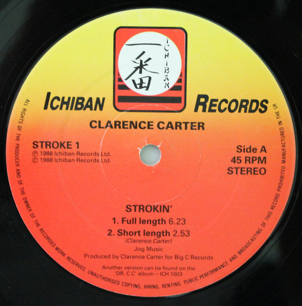 Clarence Carter / Gary B. B. Coleman* : Strokin' / Watch Where You Stroke (12")