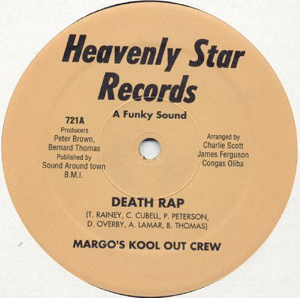 Margo's Kool Out Crew : Death Rap (12", S/Sided, RE)