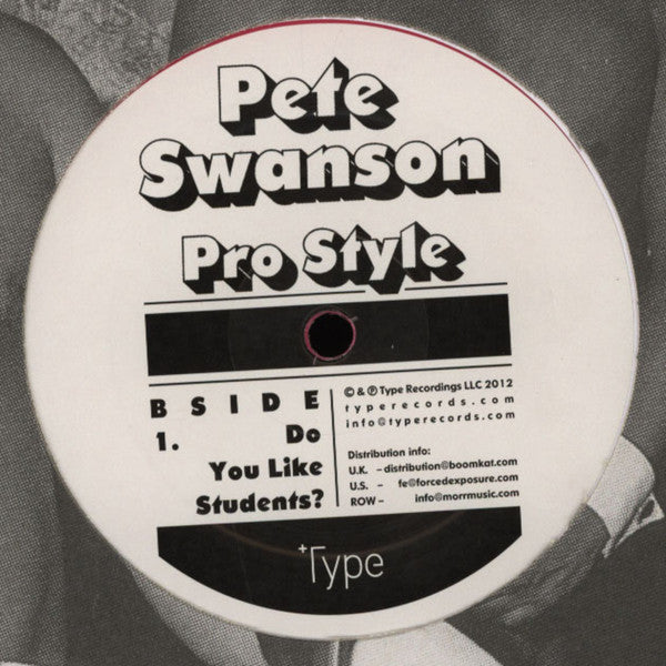 Pete Swanson : Pro Style (12", Pin)