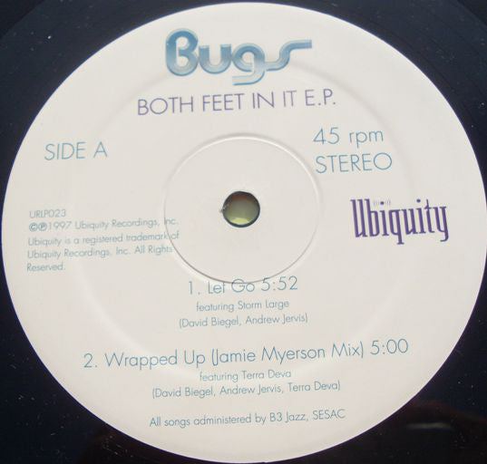 Bugs : Both Feet In It EP (12", EP)