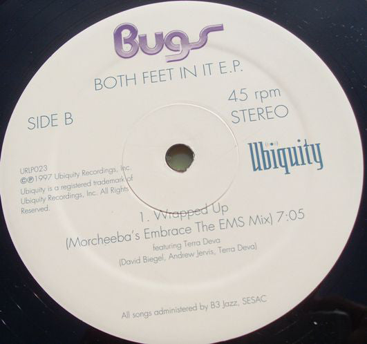 Bugs : Both Feet In It EP (12", EP)