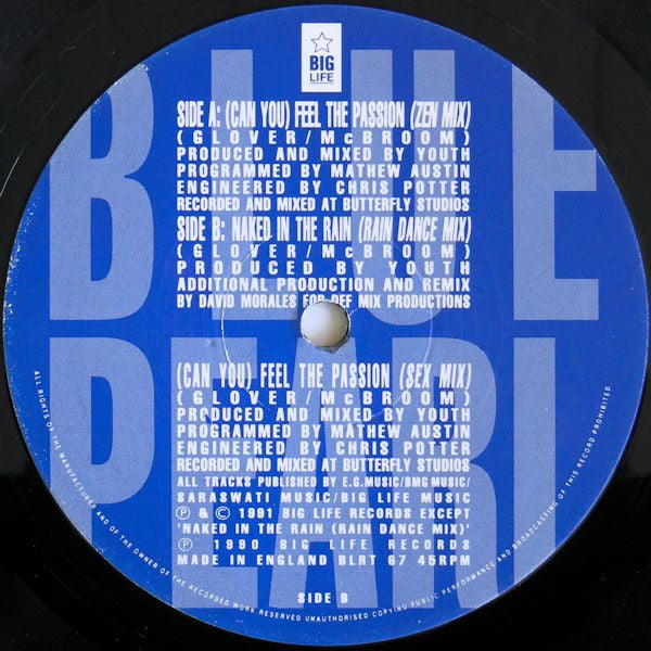 Blue Pearl : (Can You) Feel The Passion (12", Single)