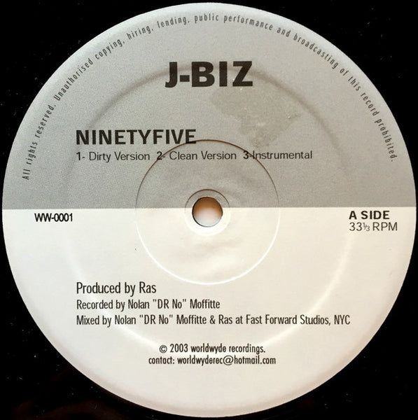 J-Biz : Ninetyfive (12")