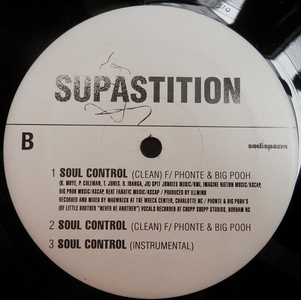 Supastition : Hate My Face (12")