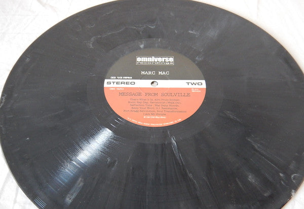 Marc Mac : Message From Soulville (LP, Album, Ltd, Mar)