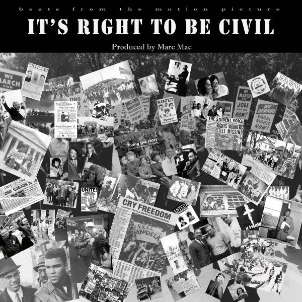 Marc Mac : It's Right To Be Civil (LP, Album, Ltd, Smo)