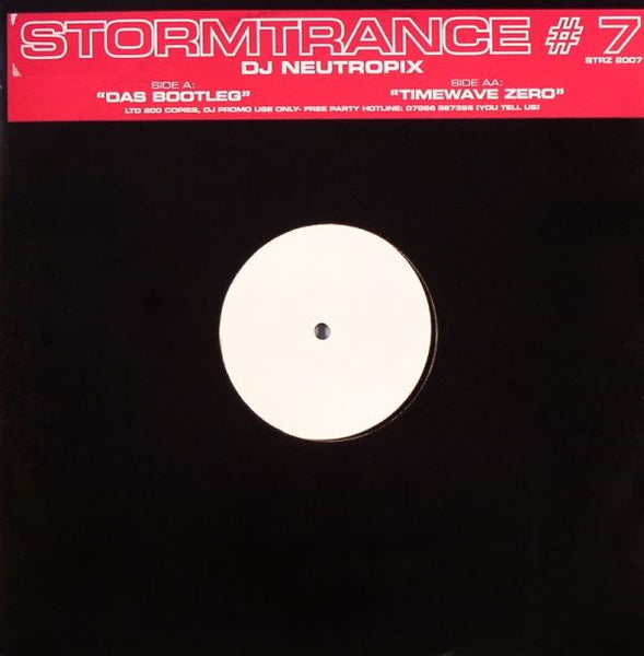 DJ Neutropix : Das Bootleg / Timewave Zero (12", Ltd, Promo, W/Lbl)