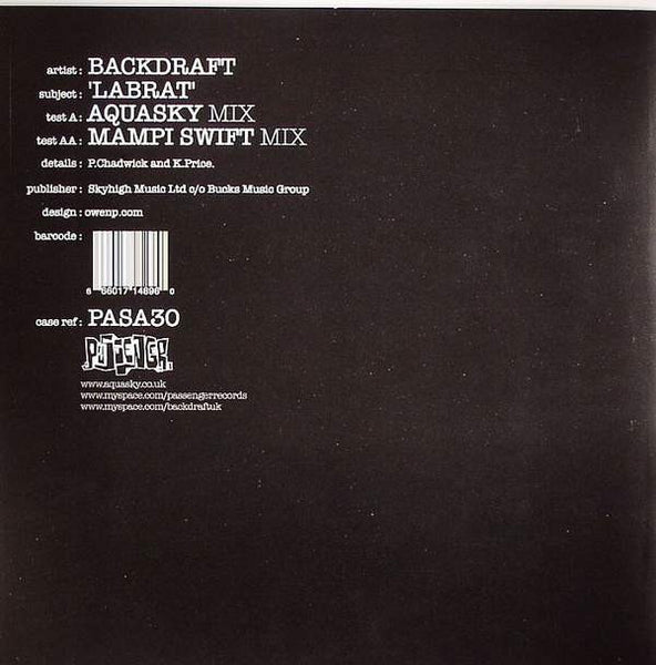 Backdraft (5) : Labrat (Remixes) (12")