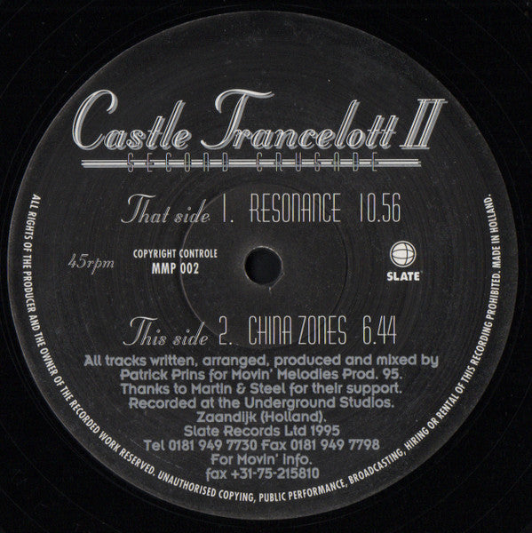 Castle Trancelott : Second Crusade (12")