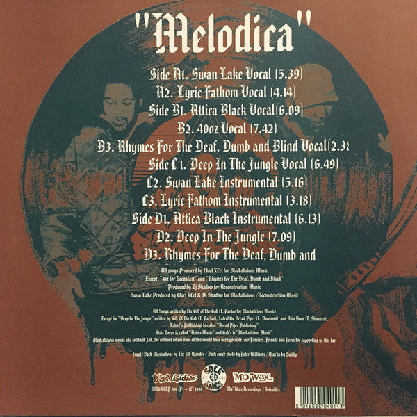 Blackalicious : Melodica (2x12", EP)