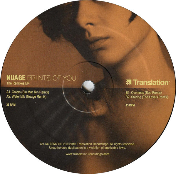 Nuage (4) : Prints Of You The Remixes EP (12", EP)