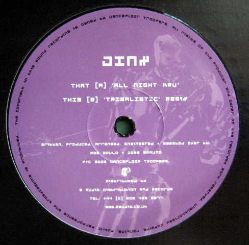 Jinx (9) : All Night Kru (12")