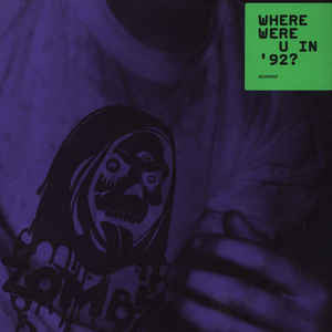 Zomby : Where Were U In '92? (LP, Album, Ltd, RP)