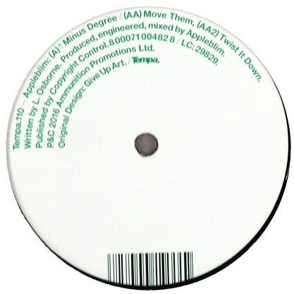 Appleblim : Minus Degree (12")