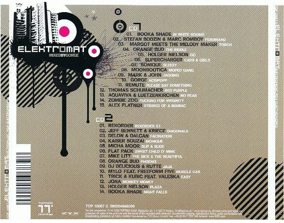Gorge : Elektromat - Electromusic For Electropeople Vol. 1 (2xCD, Comp, Mixed)