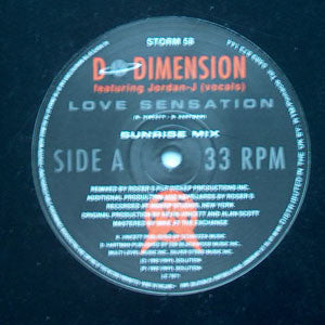 D-Dimension : Love Sensation (12")