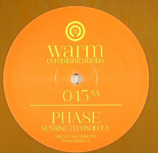 Phase (20) : A Different Space / Sunrise Technology (12", Bro)