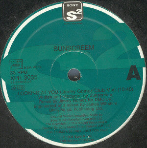 Sunscreem : Looking At You (12", Promo)