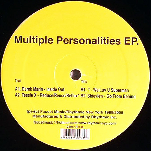 Various : Multiple Personalities EP. (12", EP)