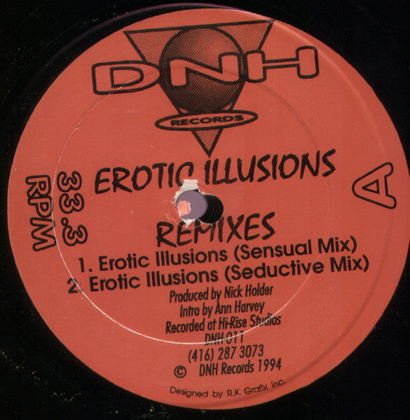 Nick Holder : Erotic Illusions (Remixes) (12")