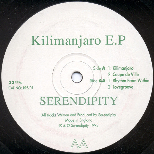 Serendipity (5) : Kilimanjaro EP (12", EP)