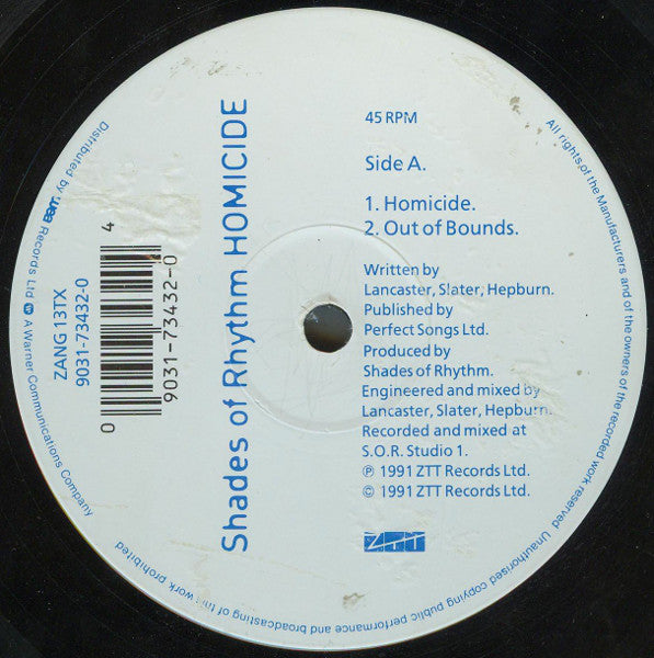 Shades Of Rhythm : Shades Of Remix - Homicide / Exorcist (12")