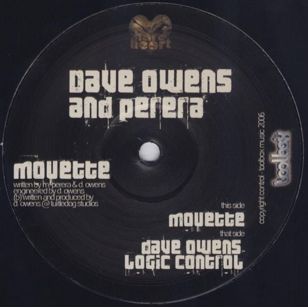Dave Owens & Perera : Mouette / Logic Control (12")