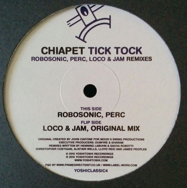 Chiapet : Tick Tock (Remixes) (12")