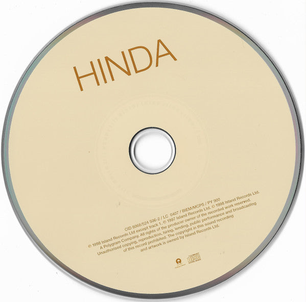 Hinda Hicks : Hinda (CD, Album)