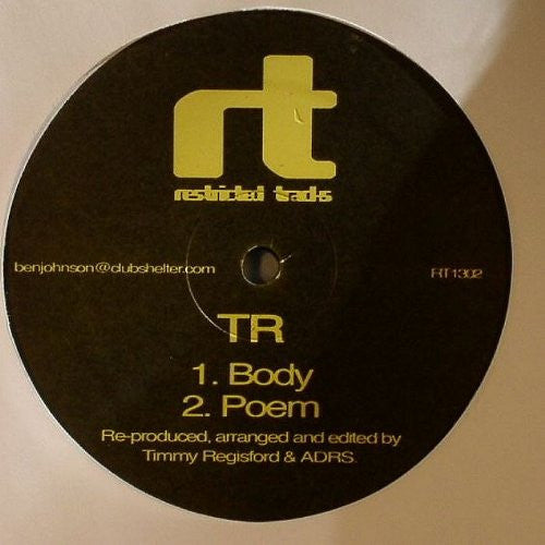 TR* : Body / Poem (12")