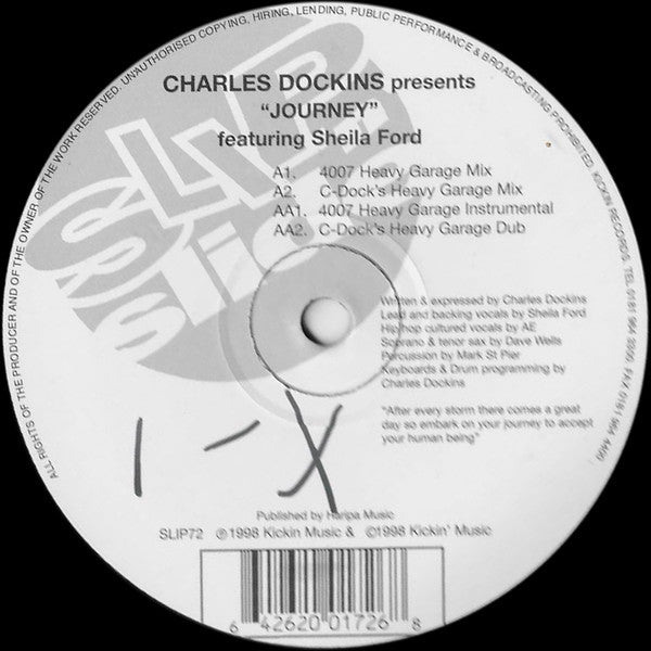 Charles Dockins Featuring Sheila Ford : Journey (12")