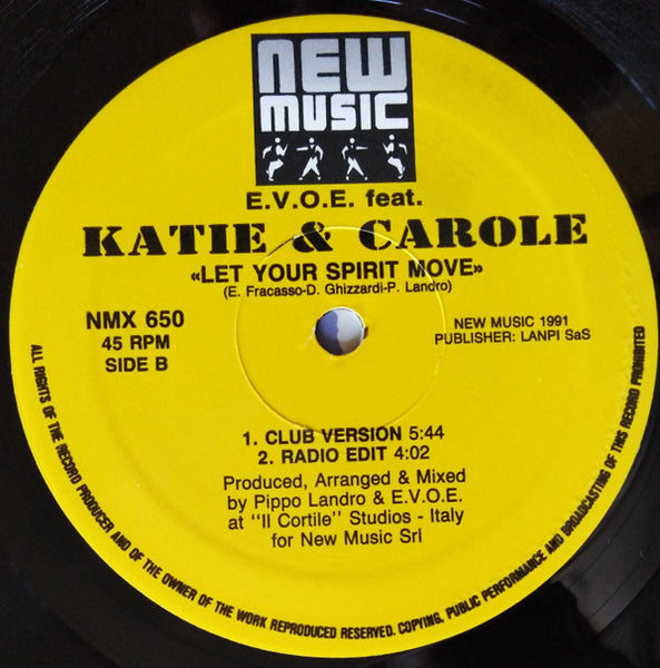 E.V.O.E. Feat. Katie & Carole : Let Your Spirit Move (12")