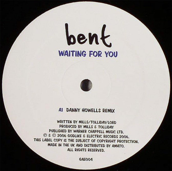 Bent : Waiting For You (12", Single)