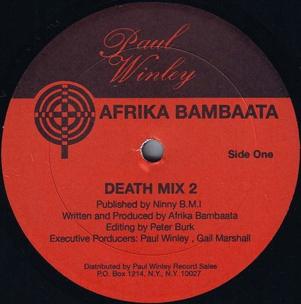 Afrika Bambaataa : Death Mix "2" (12")