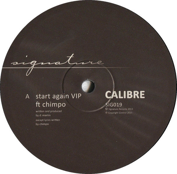 Calibre : Start Again VIP (12", RE, RP)