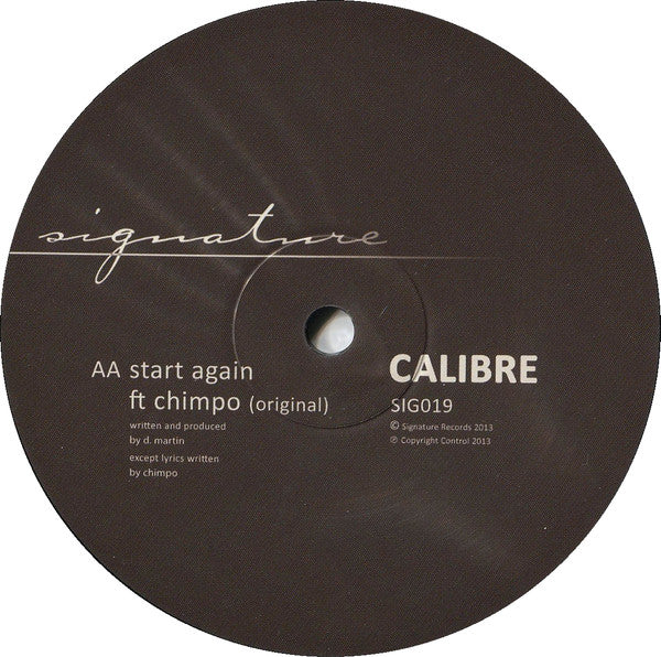 Calibre : Start Again VIP (12", RE, RP)