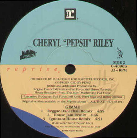 Cheryl Pepsii Riley : Gimme (12")