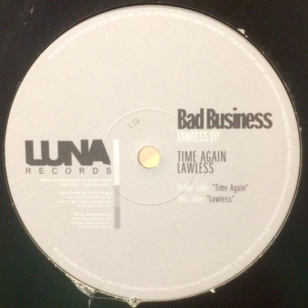 Bad Business : LAWLESS EP (12", EP)