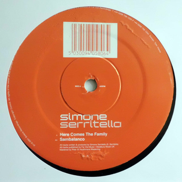 Simone Serritella : Here Comes The Family (12")