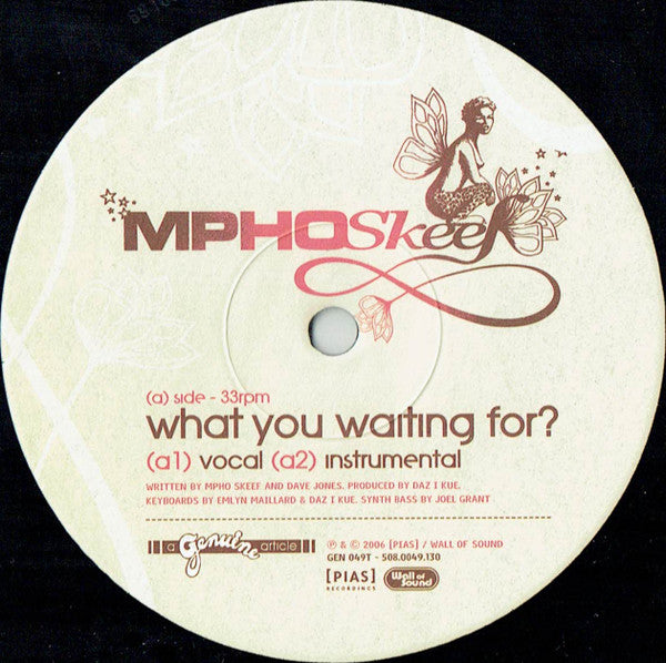 Mpho Skeef : What You Waiting For? (12")