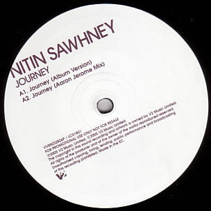 Nitin Sawhney : Journey / Dead Man (12", Promo)