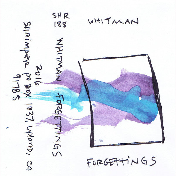 Whitman : Forgettings (Cass, EP, Ltd)