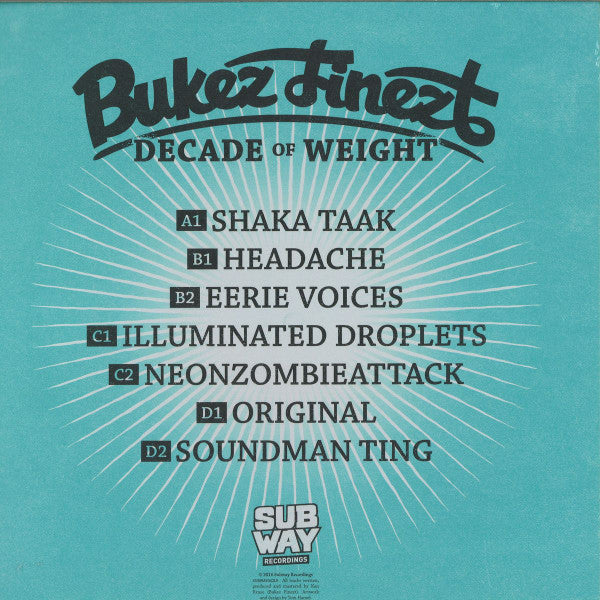 Bukez Finezt : Decade Of Weight (2x12", Album, Ltd, Tur)