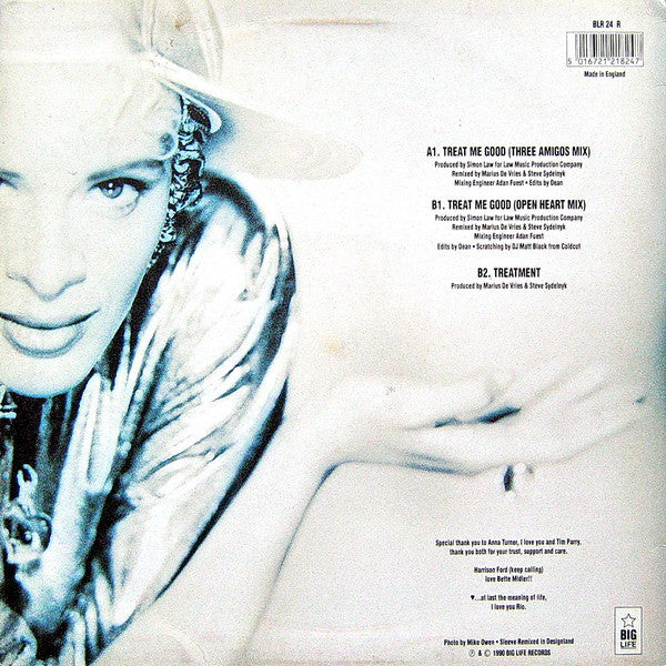 Yazz : Treat Me Good (Remix) (12")