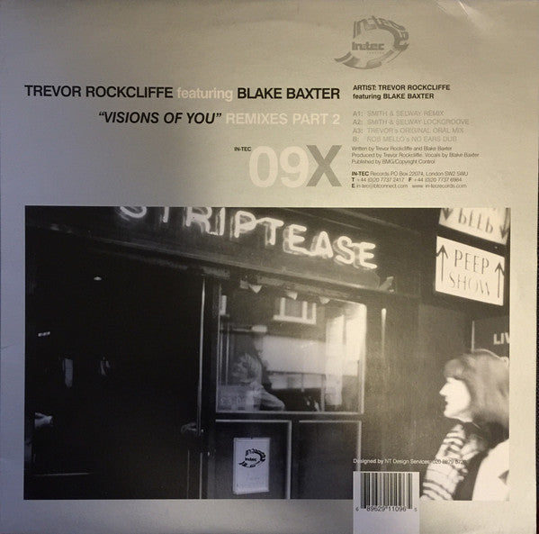 Trevor Rockcliffe Featuring Blake Baxter : Visions Of You Remixes Part 2 (12")